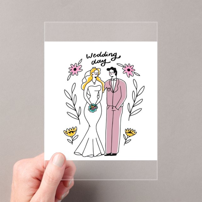 Floral Bliss Anniversary Invitation - Whimsical (Insitu (Handheld))