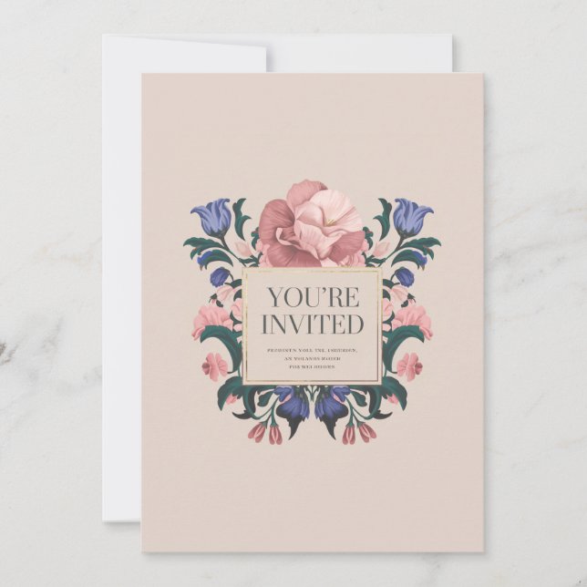 Floral Bliss Invitation (Front)