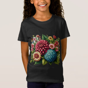 Floral Bliss - Vibrant Nature-Inspired Women’s T-Shirt