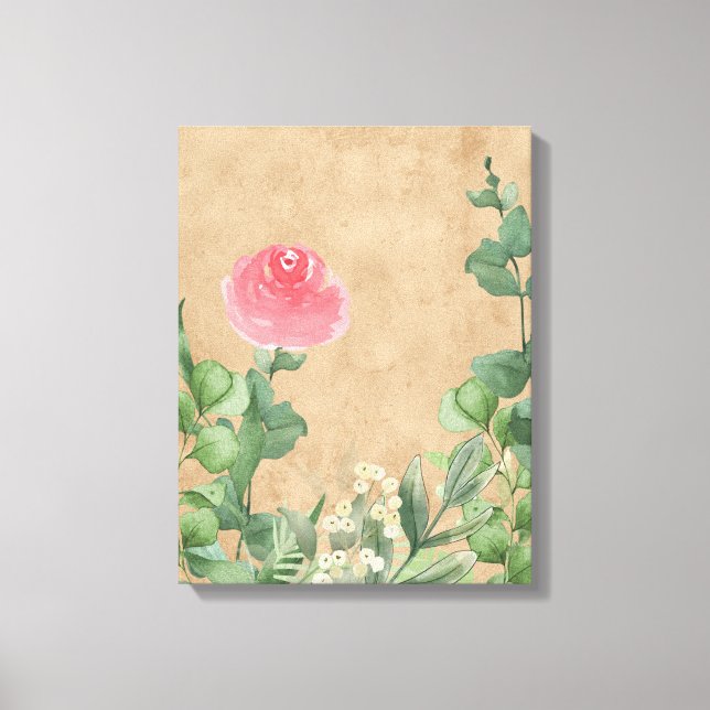 Floral Bloom Canvas Art (Front)