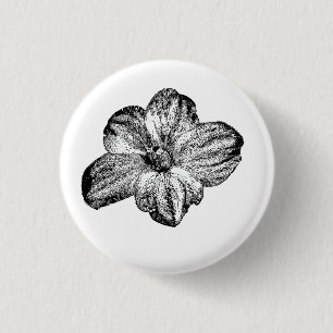 Floral Bloom Dawn Saxifraga Button