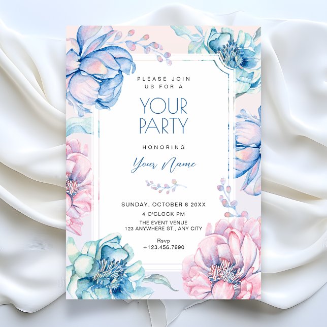 Floral bloom  invitation (Creator Uploaded)