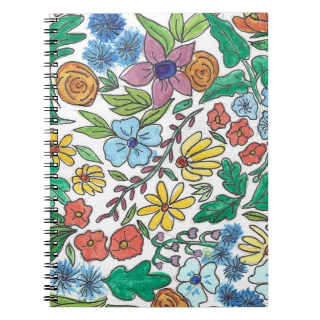 Floral Bloom Notebook  (Front)