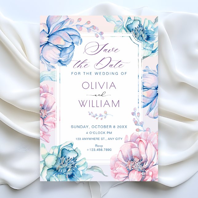 Floral bloom  save the date (Creator Uploaded)