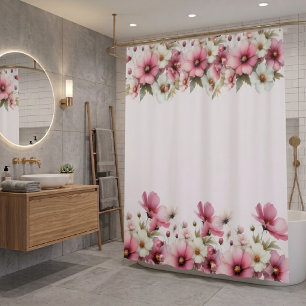 Floral Blossom Party Shower Curtain