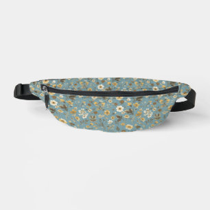 Floral Blue Bum Bags