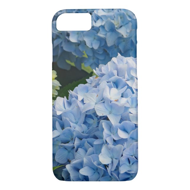 Floral Blue Hydrangea Photo Case-Mate iPhone Case (Back)