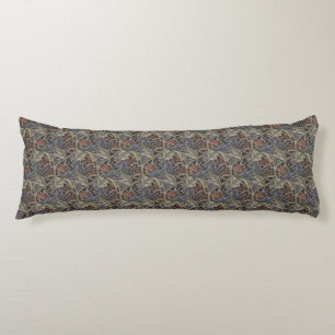 Floral Blue Pink Vintage William Morris Bluebell Body Cushion