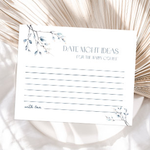 Floral Blue Winter Botanical Date Night Ideas 
