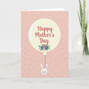 Floral Blush Mothers Day Card