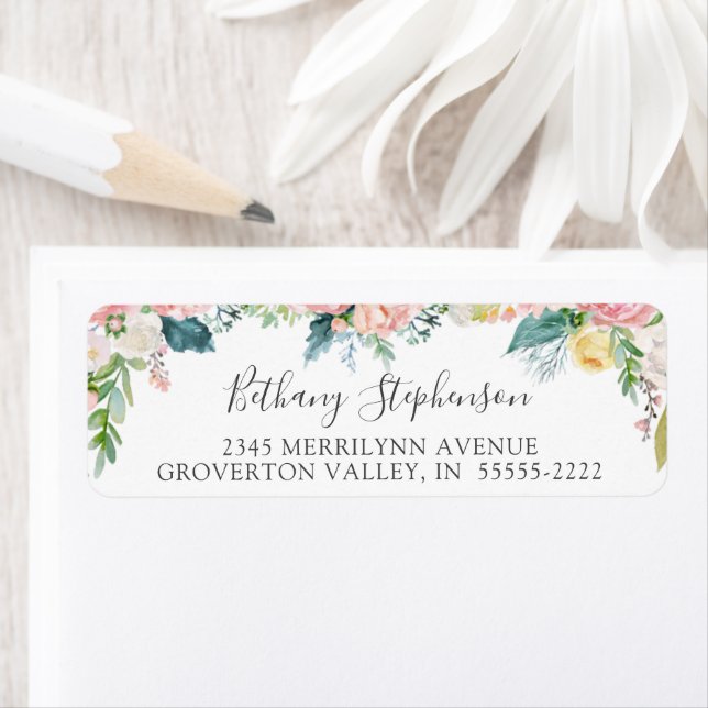 Floral Blush Pink Handwritten Script (Insitu)