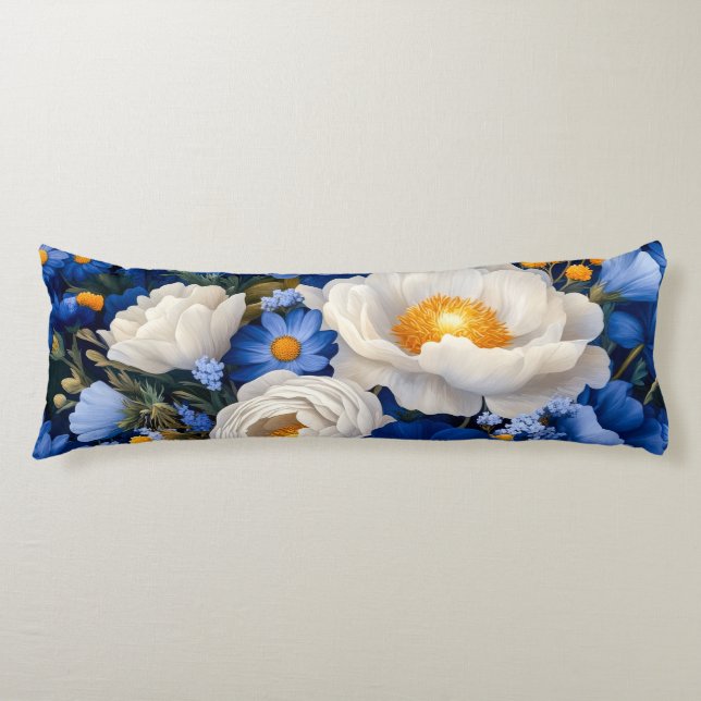Floral Body Pillow (Front)