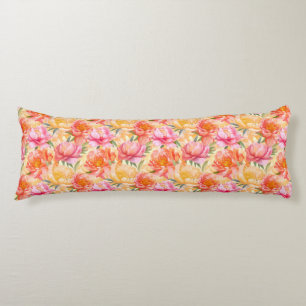 Floral Body Pillow