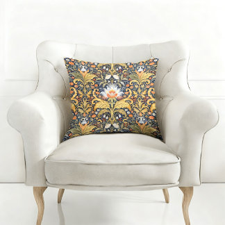 FLORAL BOHEMIAN VINTAGE PATTERNED THROW PILLOW