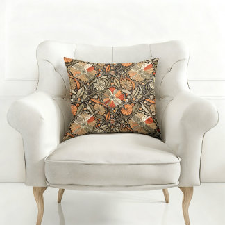 FLORAL BOHEMIAN VINTAGE PATTERNED THROW PILLOW