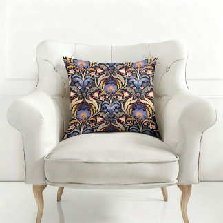 FLORAL BOHEMIAN VINTAGE PATTERNED THROW PILLOW