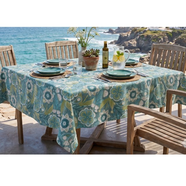 Floral Boho Botanical Pattern Tablecloth (Creator Uploaded)