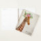 Floral Boho Giraffe White Brick Planner