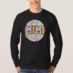 Floral Boho Style Mimi Best Mimi Ever Mother's Day T-Shirt