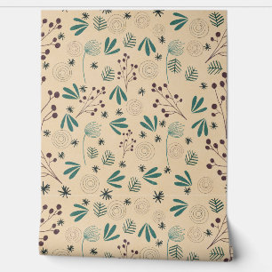 FLORAL BOHO VINTAGE WALLPAPER