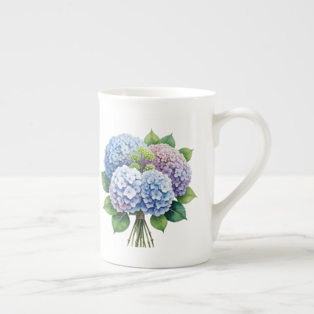Floral  bone china mug (Right)