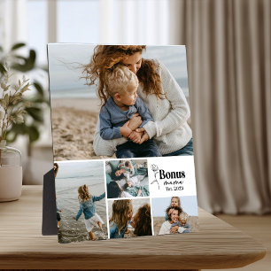 Floral Bonus Mama Memory Grid Plaque