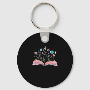 Floral Book A New Chapter Begins Retired 2026 Reti Key Ring