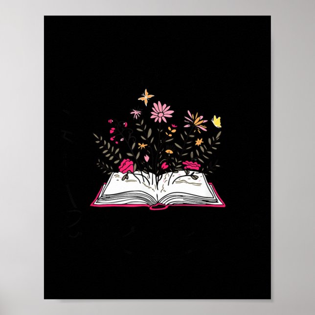 Floral Book A New Chapter Begins Retired 2026 Reti Poster (Front)