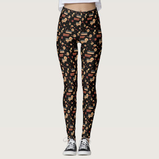 Floral Book Lover Leggings