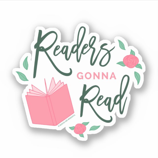 Floral Bookish Readers Gonna Read (Front)