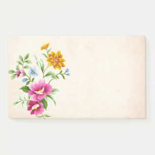 Floral Border 3 Post-it Notes