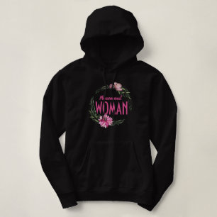 Floral Border - Phenomenal Woman Hoodie