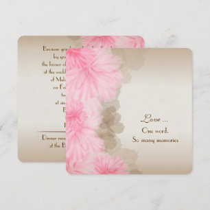 Floral Border Vow Renewal Invitation