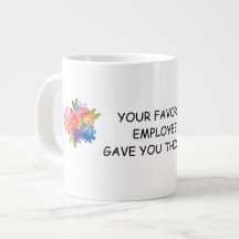 Floral Boss's Day Speciality Mug