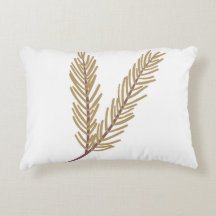 Floral Botanic Illustré Nature Throw Pillow