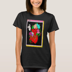 Floral Botanical Anatomical Heart Garden Flower Pl T-Shirt