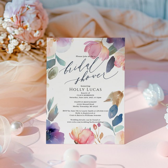 Floral Botanical Bridal Shower Invitation (Creator Uploaded)