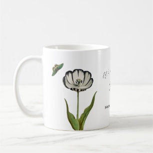 Floral Botanical Butterfly  Coffee Mug