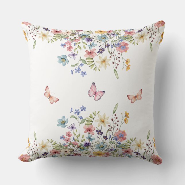 Floral Botanical  Cushion (Front)