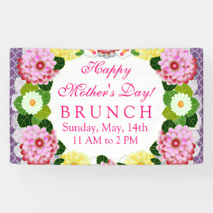 Floral Botanical Garden Banner