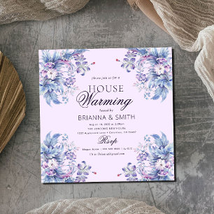 Floral Botanical Housewarming  Invitation