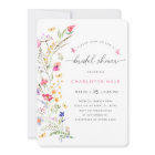 Floral Botanical Watercolor Pink Bridal Shower
