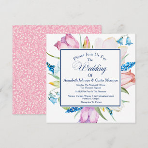 Floral Botanical Wedding Invitation