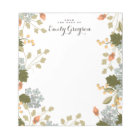 Floral Bounty Personalised Social Stationery