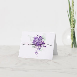 Floral Bouquet Abstract  - Note Card