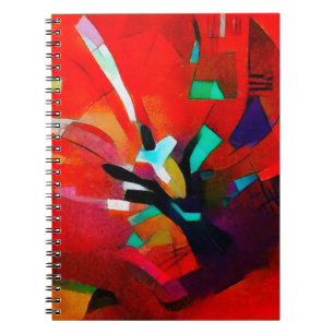 Floral bouquet abstraction. In the modern version Notebook