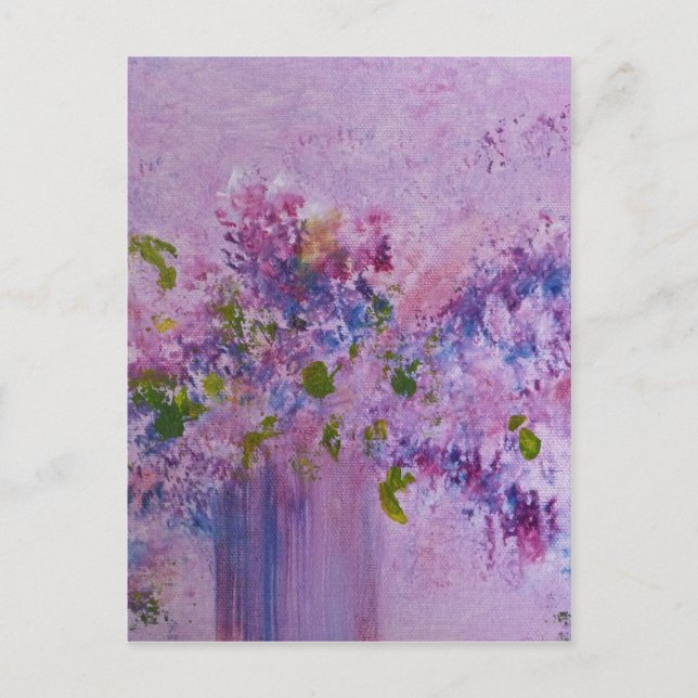 "Floral Bouquet" Art Postcard (Front)