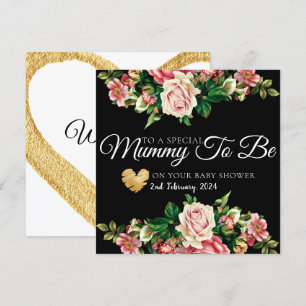 Floral Bouquet Baby Shower Mummy to be card