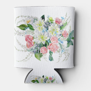 Floral Bouquet Can Cooler