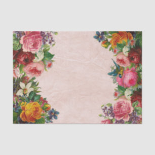 Floral bouquet decoupage paper